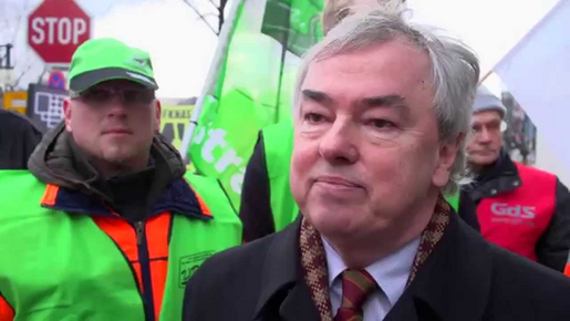 Mahnwachen gegen Zwangs Tarifeinheit