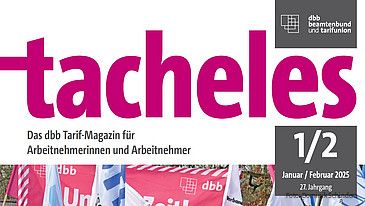 Januar-Februar-Ausgabe des dbb Tarif-Magazins tacheles