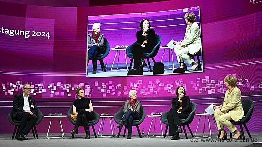 Panel mit den deutschen Spitzenkandidierenden zur Europawahl 2024